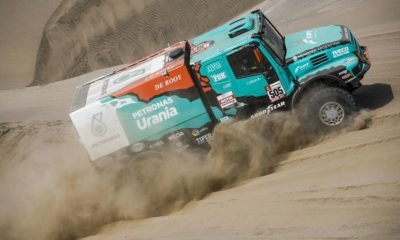 EL CAMIÓN DE VILLAGRA TRANSITANDO EL DAKAR 2019 EN PERÚ